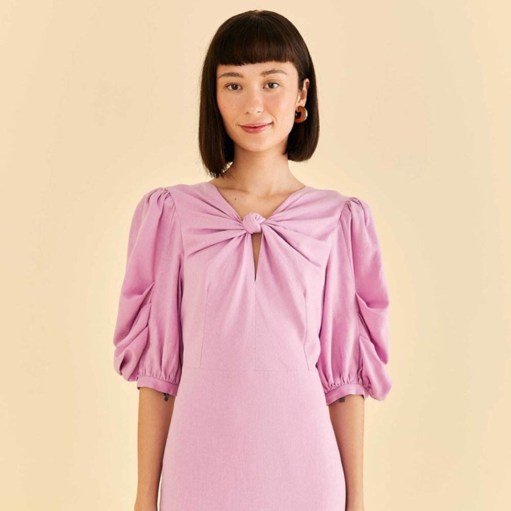 Farm Rio Lilac Mini Dress